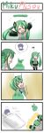 alternate_hairstyle catstudio_(artist) comic detached_sleeves hatsune_miku highres kaito mother_and_daughter silent_comic thai translated vocaloid rating:Safe score:0 user:danbooru