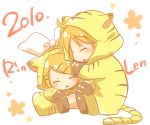 animal_costume closed_eyes costume hidacafe kagamine_len kagamine_rin new_year siblings sleeping tiger_costume tiger_print twins vocaloid young rating:Safe score:1 user:Gelbooru