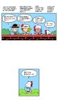 charles_schulz_(style) comic english flandre_scarlet hakurei_reimu highres komeiji_koishi peanuts remilia_scarlet snoopy tan touhou translated translation_request rating:Safe score:1 user:danbooru