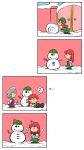 braid chamupei charles_schulz_(style) comic cup gate hat highres hong_meiling izayoi_sakuya knifed maid maid_headdress multiple_girls peanuts red_eyes scarf silent_comic silver_hair sitting sleeping smile snowman star teacup teapot touhou tray twin_braids wall z rating:Safe score:2 user:danbooru