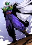 antenna cape crossed_arms dragon_ball dragon_ball_z dragonball dragonball_z dutch_angle green_skin grin male musashino_sekai piccolo smile solo turban rating:Safe score:0 user:Gelbooru