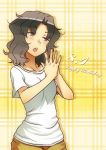 1girl amagami black_hair casual happy_birthday messy_hair short_hair solo tamago tanamachi_kaoru rating:Safe score:0 user:danbooru