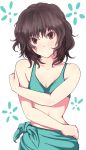 amagami ariaridoradora bikini black_hair brown_eyes highres sarong short_hair swimsuit tanamachi_kaoru rating:Safe score:2 user:danbooru