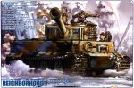  3_girls hiroe_rei tagme tiger_(tank) wwii 