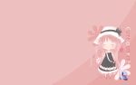  1girl chibi dress hat ioryogi kobato long_hair pink pink_hair solo 