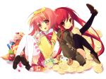  akihime_sumomo itou_noiji nanatsuiro_drops scan seifuku shakugan_no_shana shana thigh-highs white 