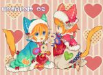  barefoot fish headset kagamine_len kagamine_rin macco mouse siblings tail twins vocaloid 