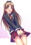  baka_to_test_to_shoukanjuu blush covering covering_crotch crossdressinging male school_uniform shiva shiva_(executor) solo trap yoshii_akihisa 