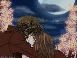  brown_hair couple kissing kuran_kaname vampire_knight yuuki_cross 