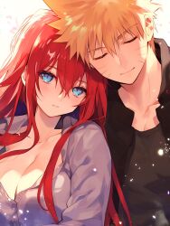  absurdres high_school_dxd highres naruto naruto_(series) non-web_source rias_gremory uzumaki_naruto 