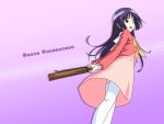   bookbag hayate_no_gotoku! long_hair purple_hair saginomiya_isumi  