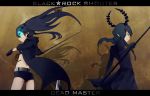  black_hair black_rock_shooter black_rock_shooter_(character) dead_master scythe 