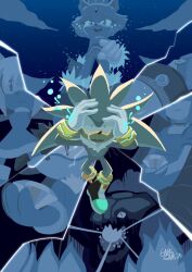  3boys 3girls amy_rose blaze_the_cat boots chaos_emerald clouds crack cracked_glass crying crying_with_eyes_open flying furry furry_male gabs_sam gloves hands_on_own_head monochrome_background multiple_boys multiple_girls pointing princess_elise_the_third shadow_the_hedgehog silver_the_hedgehog solo_focus sonic_(series) sonic_the_hedgehog_(2006) tears wide_hips yellow_eyes 