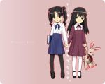  fate/stay_night gray_pantyhose loli pantyhose rin_tohsaka sakura_matou tights type_moon white_pantyhose 