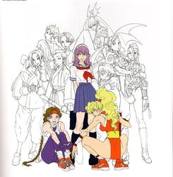  cammy_white capcom capcom_vs_snk_2 chun-li crossover final_fight genryuusai_maki kasugano_sakura king_(snk) king_of_fighters last_blade last_blade_2 morrigan_aensland nakoruru nike nishimura_kinu pantyhose ryuuko_no_ken sakazaki_yuri samurai_spirits shiranui_mai snk street_fighter takane_hibiki vampire_(game) vice work_in_progress yuri_sakazaki 