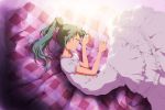  dress hatsune_miku lying on_side shiika_sadamasa sleeping twintails vocaloid 