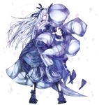  asanagi_00 costume feathers foreshortening hair_ornament hair_over_one_eye highres long_hair lugia nintendo outstretched_arm outstretched_hand personification pokemon reaching red_eyes silver_hair very_long_hair 
