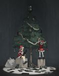  christmas christmas_tree muted_color original santa_costume sign translation_request yamaada 