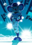  baseball baseball_uniform biafura chunichi_dragons dio_brando doala hands_on_hips hat jojo&#039;s_bizarre_adventure jojo_no_kimyou_na_bouken mascot nippon_professional_baseball parody sportswear 