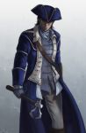  alternate_costume assassin&#039;s_creed assassin&#039;s_creed_iii black_hair coat connor_kenway gloves hat labyrinth-s long_hair tomahawk 