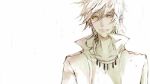  0imim 1boy blood character_request jewelry male necklace popped_collar psycho-pass rain short_hair white yellow_eyes 