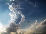 1boy artist_name clouds dated fishnets hat jojo_no_kimyou_na_bouken long_hair narciso_anasui sen_(pixiv111638) signature sky solo 