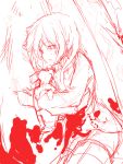  1girl blood crying familiar injury miyafuji_yoshika short_hair strike_witches striker_unit suisen_toire_(moko924) tears 