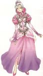  1girl dress legend_of_dragoon solo standing white_background 