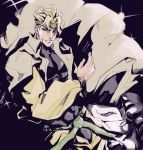  1boy blonde_hair cloak dekopin08 dio_brando drawr jojo_no_kimyou_na_bouken stand_(jojo) the_world 