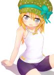  1girl flat_chest ico_(green_bullet) long_hair open_mouth orange_hair simple_background smile solo white_background 