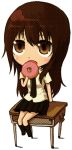  chibi ico_(green_bullet) simple_background solo white_background 