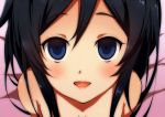  1girl aragaki_ayase black_hair blue_eyes empty_eyes long_hair merumayu nude open_mouth ore_no_imouto_ga_konna_ni_kawaii_wake_ga_nai solo 