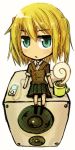  chibi ico_(green_bullet) simple_background solo white_background 