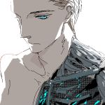  1boy android blue_eyes brown_hair kurosuke_(nora) lowres nude r_daneel_olivaw the_caves_of_steel 