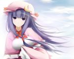  1girl breasts finhi hat long_hair patchouli_knowledge solo touhou 