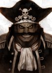  gol_d._roger grin hat lack male manly mustache one_piece pirate_hat smile 