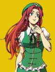  bad_id hat hong_meiling housei red_hair redhead smile solo touhou 