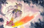  1girl armor dragon_buster legs rose_(dragoon) solo sword the_legend_of_dragoon weapon 