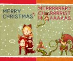  ... character_request ezreal hooreng katarina_du_couteau league_of_legends luxanna_crownguard merry_christmas riding snowing sona_buvelle 