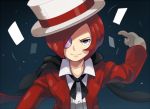  cape character_request formal hat inazuma_eleven_(game) inazuma_eleven_(series) monoka redhead smile solo suit 