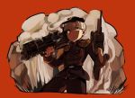  character_request gun inazuma_eleven_(game) inazuma_eleven_(series) military military_uniform monoka smoke solo uniform weapon 