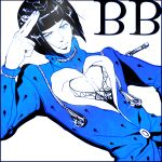  1boy black_hair bloom blue_eyes bob_cut bruno_bucciarati jojo_no_kimyou_na_bouken kumegumi solo 