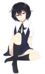  1girl animetta black_eyes black_hair nunotaba_shinobu school_uniform short_hair to_aru_kagaku_no_railgun to_aru_majutsu_no_index 