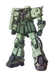  gundam gundam_0083 kuramochi_kyouryuu mecha no_humans science_fiction simple_background sketch white_background zaku zaku_ii zaku_ii_f2 