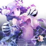  blue_hair byakko_(puzzle_&amp;_dragons) china_dress chinese_clothes claws highres puzzle_&amp;_dragons sakura_tsukitei short_hair 