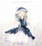  airi_(robotics;notes) black_dress character_name closed_eyes dated dress happy_birthday hooded_top long_hair na770 open_mouth robotics;notes silver_hair smile standing 