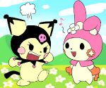   rabbit_ears koromi my_melody nintendo pichu plusle pokemon sanrio tagme  