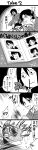  black_hair blood blood_on_face comic eren_jaeger highres laughing long_image mikasa_ackerman open_mouth overcoat pout samoimo shingeki_no_kyojin short_hair smile tall_image tears translation_request 