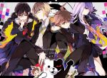  black_hair blonde_hair blue_eyes braid brown_eyes brown_hair closed_eyes dangan_ronpa fukawa_touko glasses gloves hinata_hajime hoodie kirigiri_kyouko komaeda_nagito lavender_hair minatsume monokuma naegi_makoto necktie school_uniform silver_hair skirt super_dangan_ronpa_2 togami_byakuya violet_eyes 