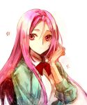  1girl hachini kuroko_no_basuke long_hair momoi_satsuki pink_eyes pink_hair solo 